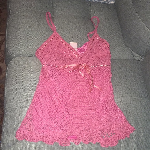 Silk Crochet faded glory 8-10 small/ medium lined - Picture 6 of 8